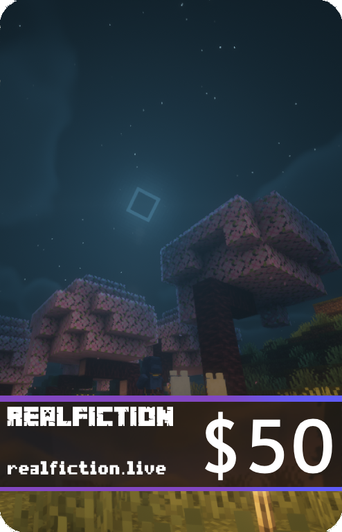 $50 Gift Card for RealFiction